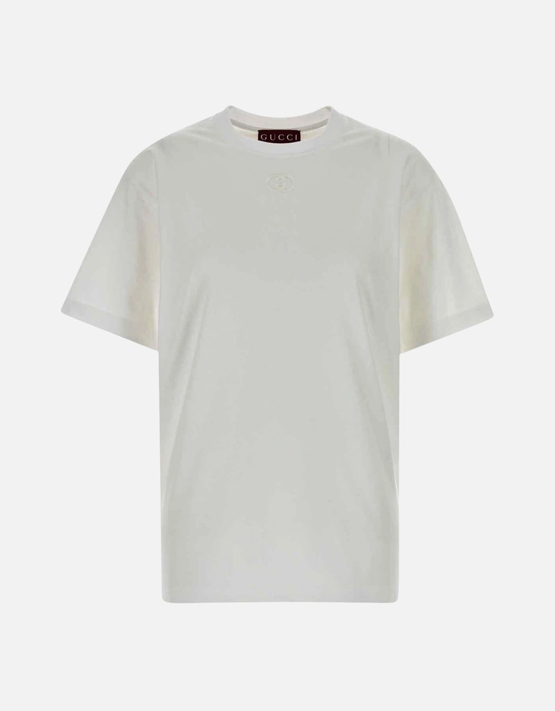 Gucci 刺繍入りコットンジャージーTシャツ (すべての新品) IFCHIC.COM