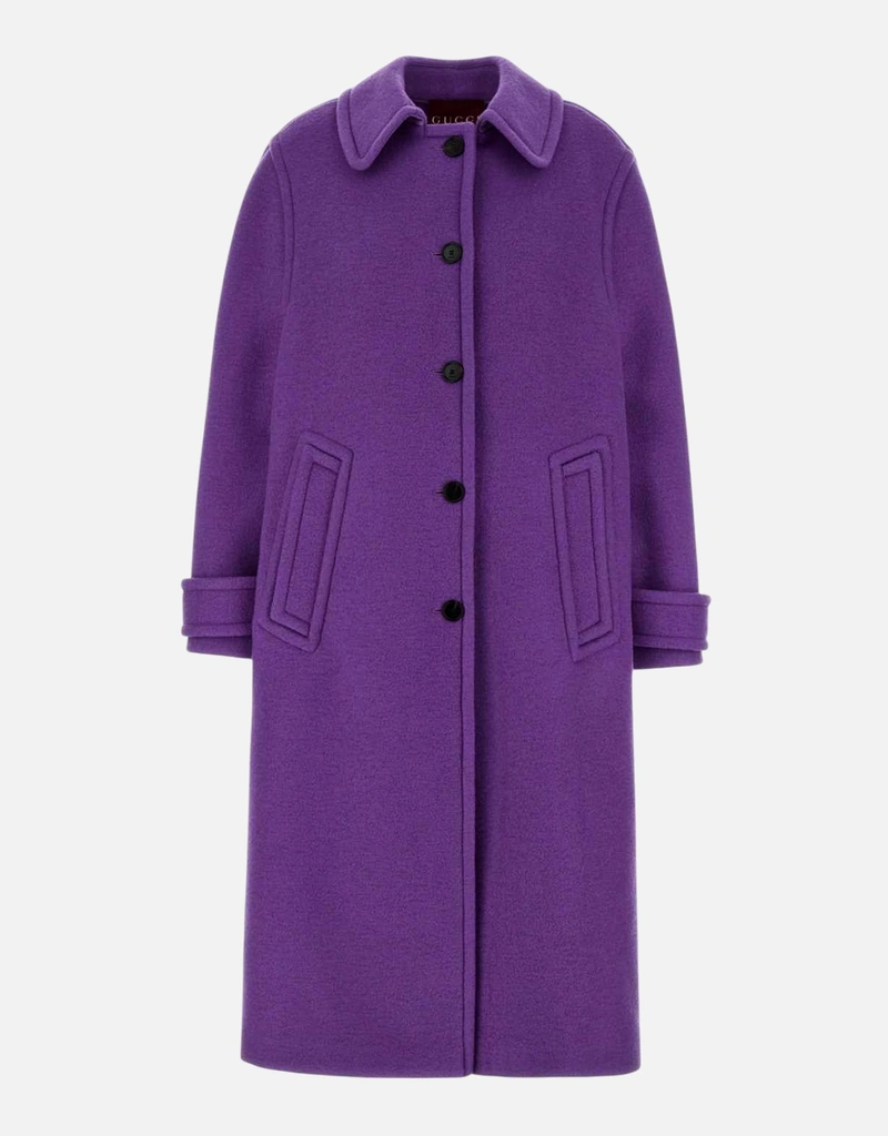 Gucci コンパクトウールカシミヤコート (すべての新品) IFCHIC.COM