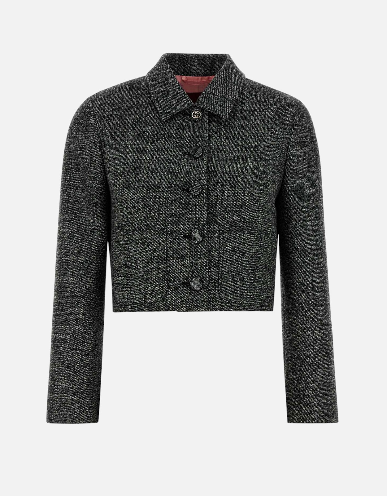 Gucci ウールグリザイユジャケット (すべての新品) IFCHIC.COM