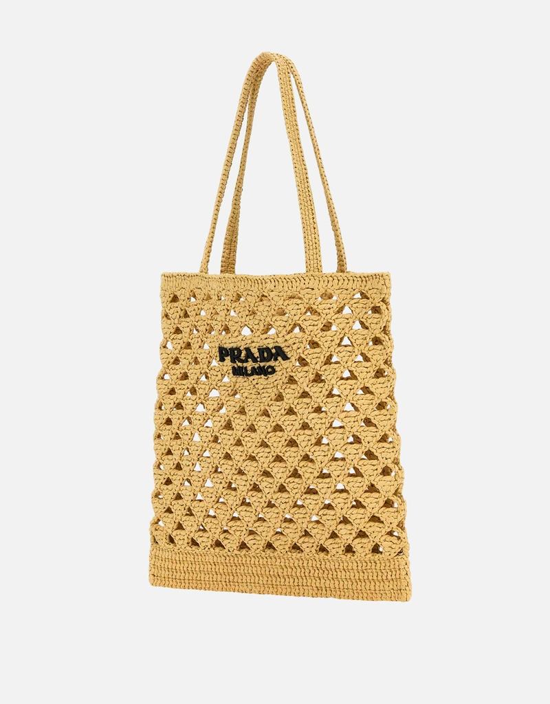 Prada かぎ針編みトートバッグ () IFCHIC.COM