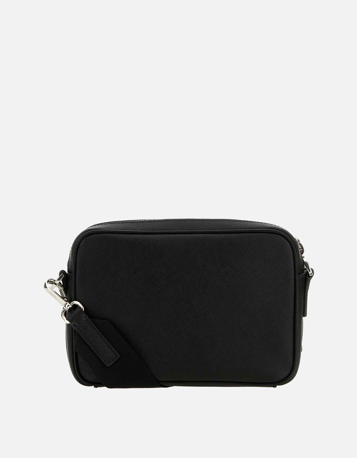 Prada メンズブラックレザークロスボディバッグ () IFCHIC.COM