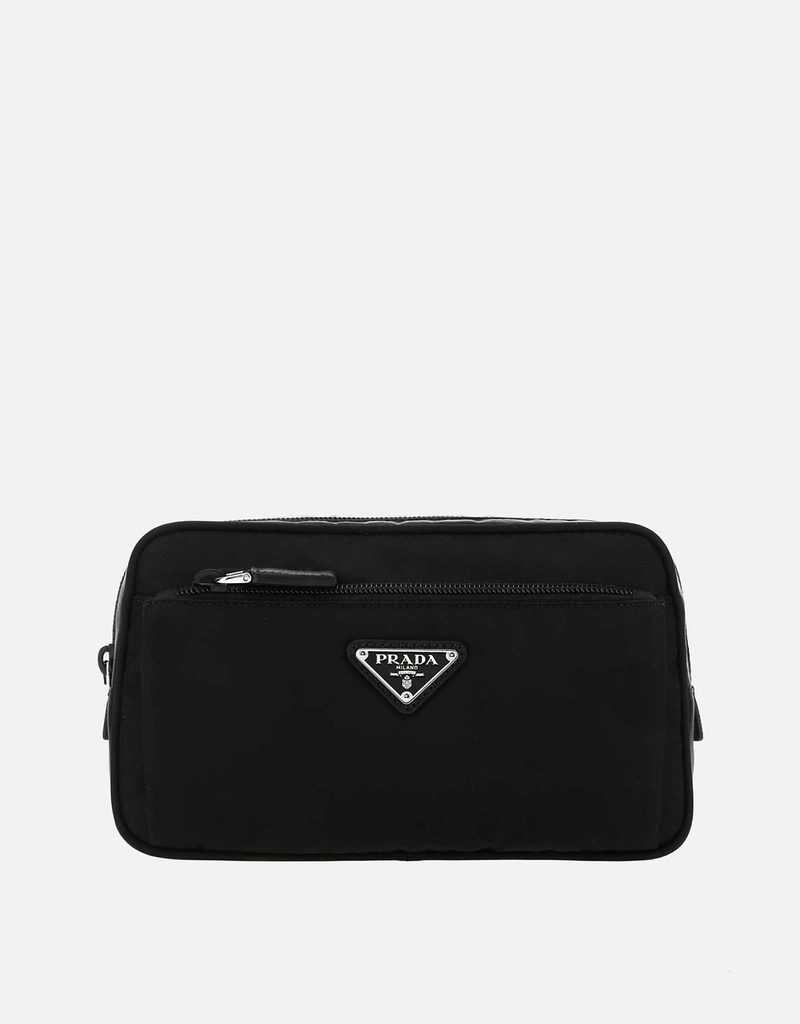 Prada メンズ リナイロンとカーフレザー ベルトバッグ () IFCHIC.COM