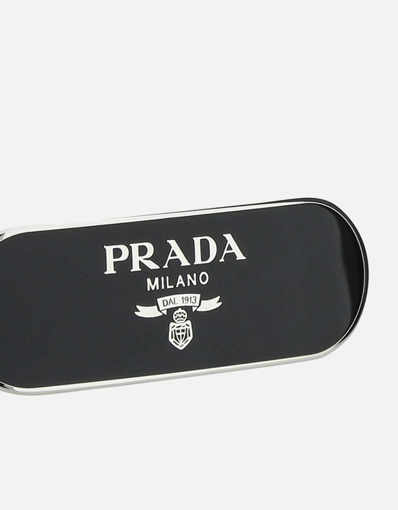 PRADA ブラックメタル ヘアピンセット Prada ブラックメタルヘアクリップセット () IFCHIC.COM