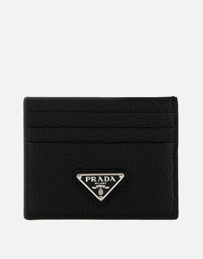 小物 10s prada archive leather key&card case Camouflage/burgundy Saffiano Leather Key Case | PRADA