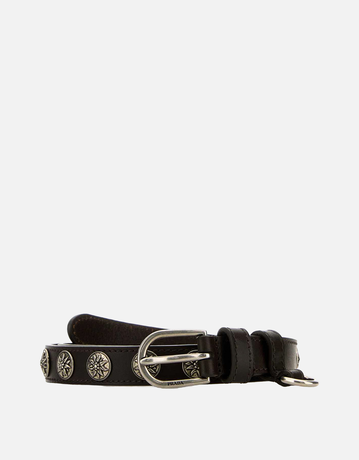 小物 Archive Prada leather belt 00s 00s PRADA archive leather belt square - メルカリ