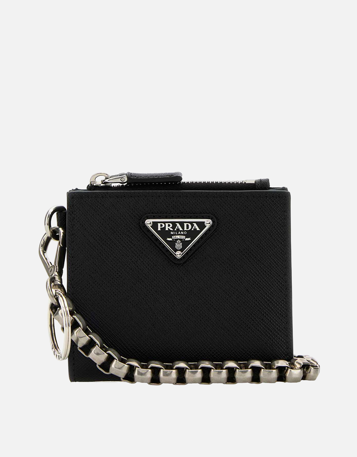PRADA サフィアーノ Prada サフィアーノレザー コンパクト財布 | ブラウン | FARFETCH JP