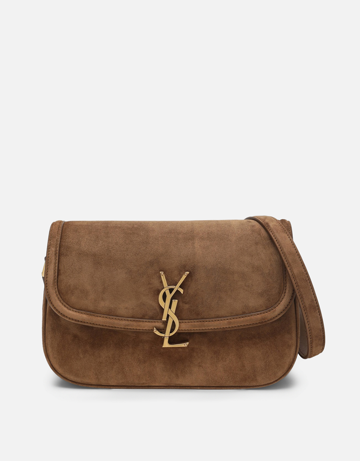 SAINT LAURENT スエード ショルダーバッグ Saint Laurent ソルフェリノミディアムスエードショルダーバッグ