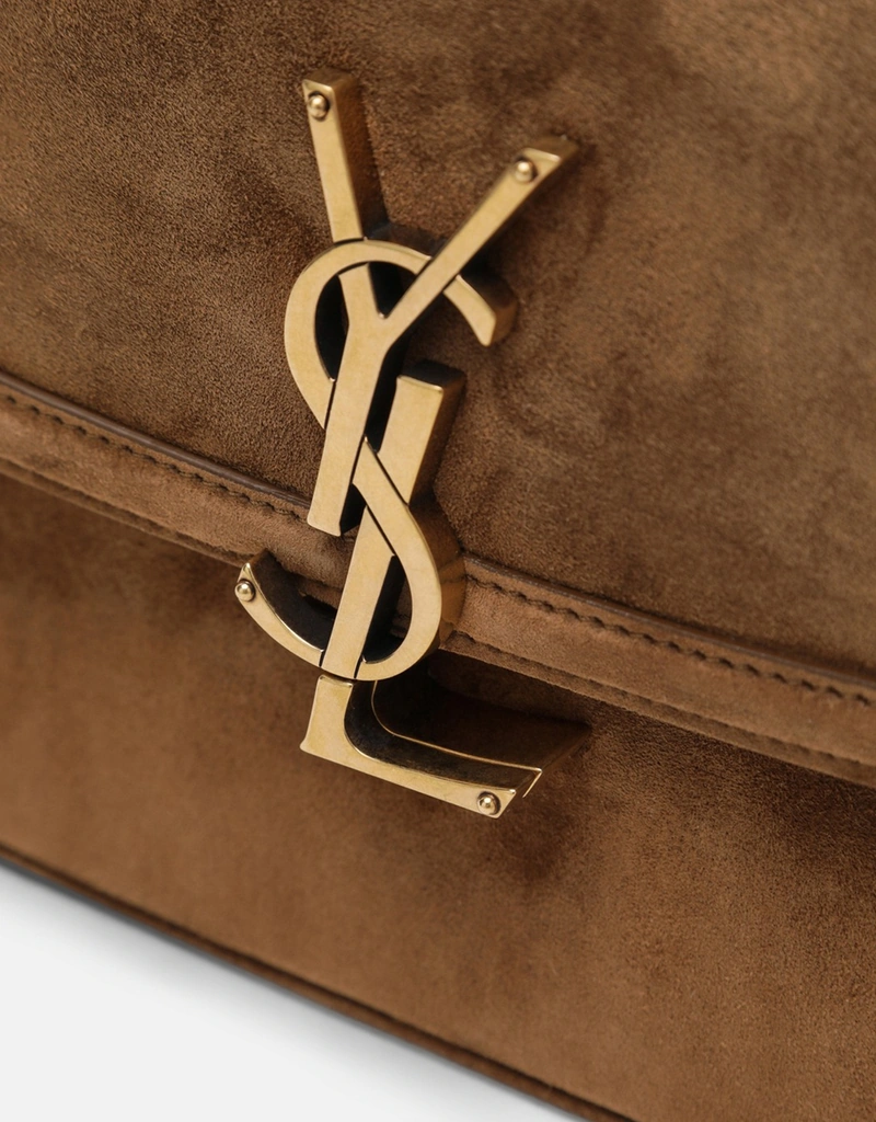 Saint Laurent ソルフェリノミディアムスエードショルダーバッグ