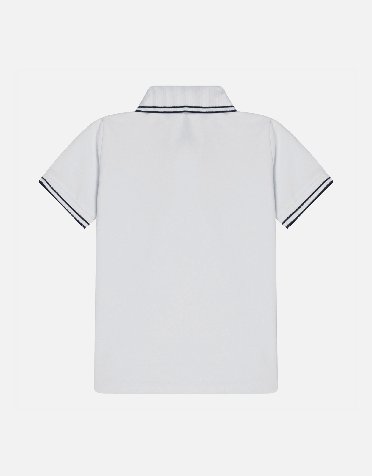 Stone Island Kids キッズ ホワイト コットン ポロシャツ (男の子（4