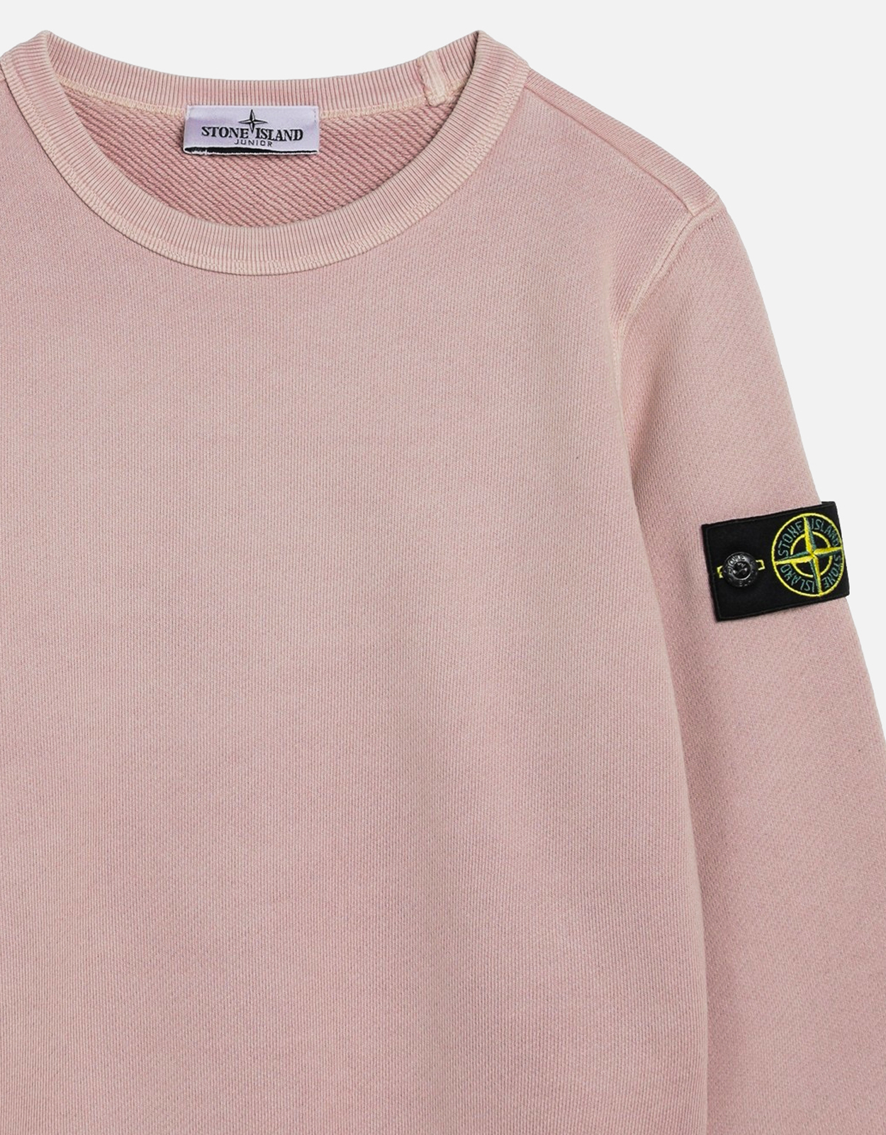Stone Island Kids キッズ ピンク コットン クルーネック スウェット