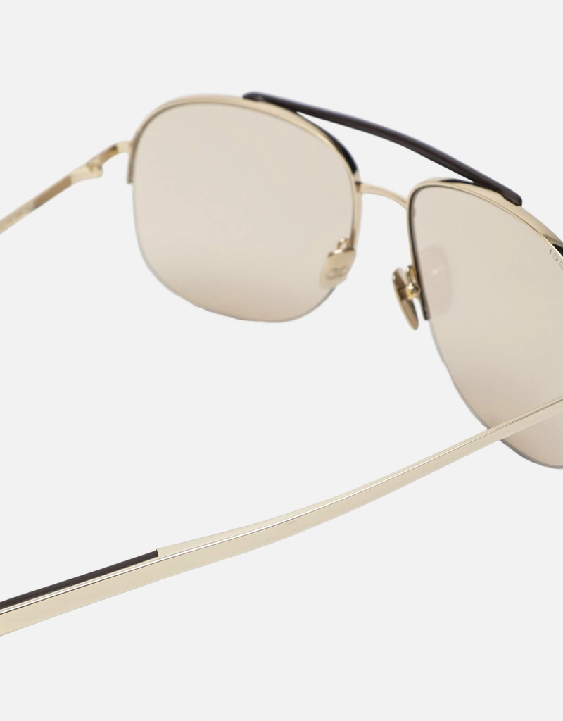 Gucci ゴールドナビゲーターサングラス (サングラス) IFCHIC.COM