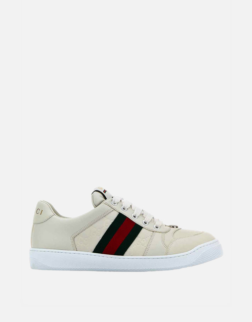 Gucci メンズ スクリーン レザー スニーカー () IFCHIC.COM