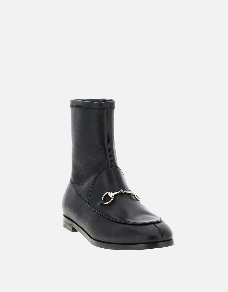 Gucci ジョルダーントレザーアンクルブーツ () IFCHIC.COM