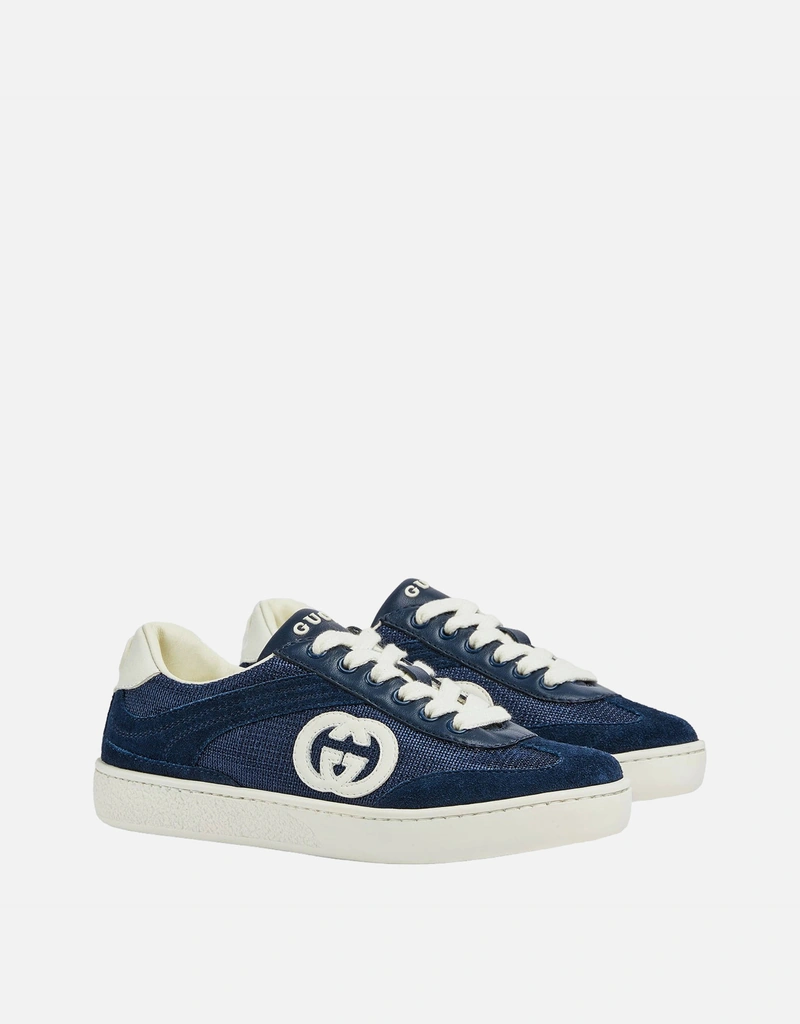 Gucci Kids 子供用G75ブルースエードスニーカー (すべての新品) IFCHIC.COM