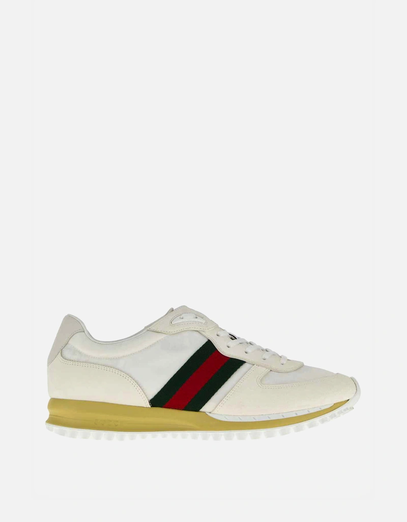 Gucci メンズオリジナルGGファブリック&スエードカーフレザー Gucci メンズオリジナルGGファブリック&スエードカーフレザー