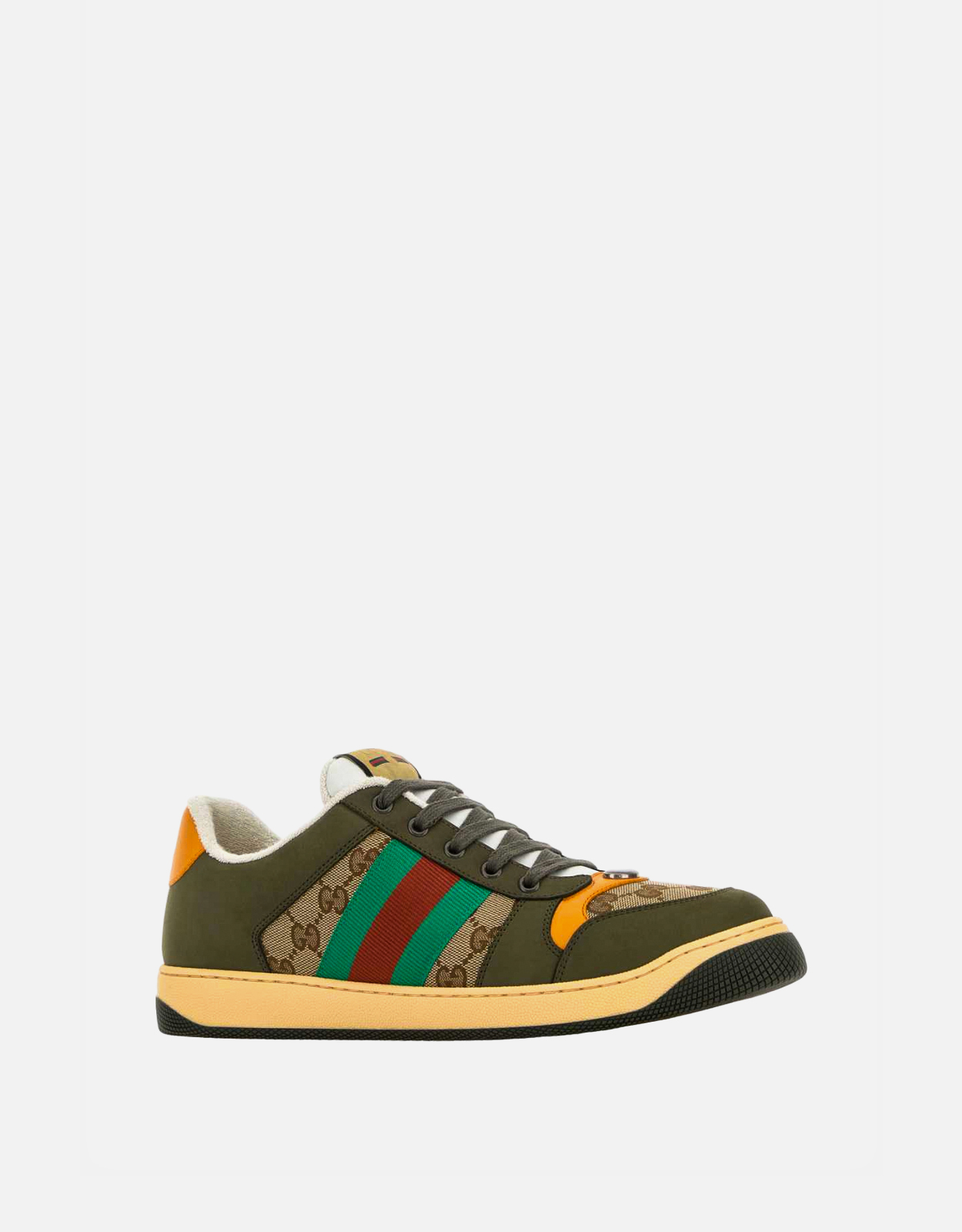 Gucci メンズ マルチカラーGGレザースニーカー () IFCHIC.COM