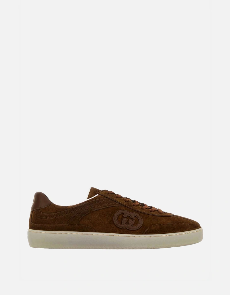 Gucci メンズ G75 スエード レザー スニーカー () IFCHIC.COM