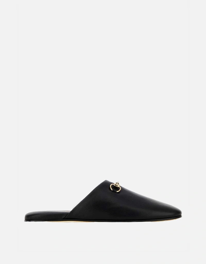 Gucci レディース ナッパレザーホースビットミュール () IFCHIC.COM