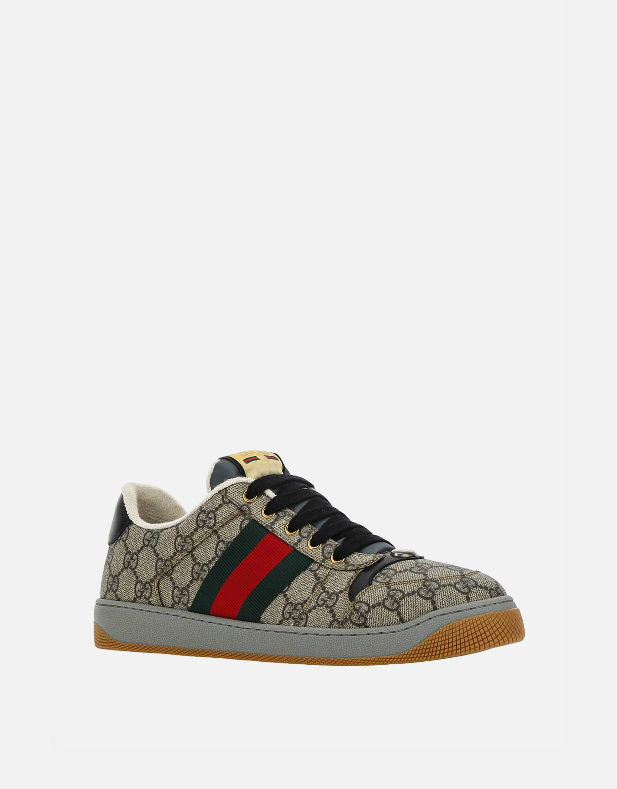 GUCCI メンズスニーカー ネイビー/ホワイト スクリーナー GUCCI（グッチ） スクリーナー メンズ シューズ スニーカー スエード