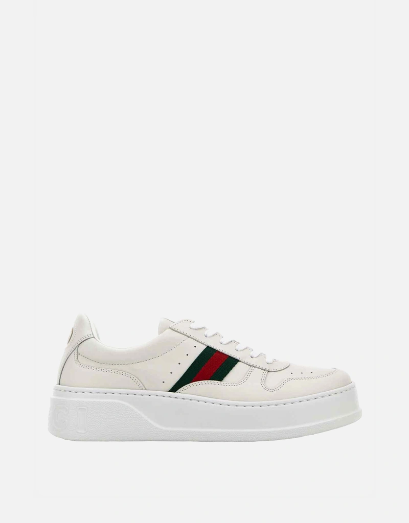 Gucci ホワイトレザーチャンキー スニーカー () IFCHIC.COM