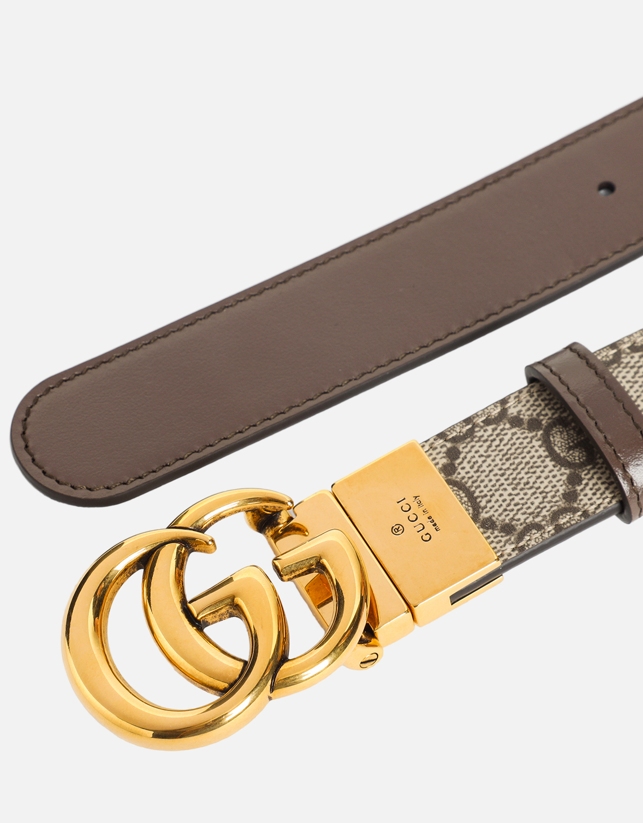 Gucci GG Supremeリバーシブルベルト (すべての新品) IFCHIC.COM