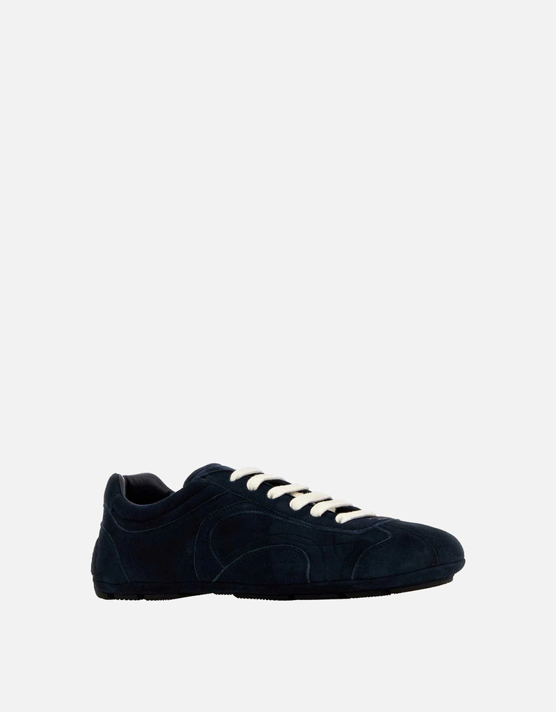 Prada ダークブルースエードMontecarloスニーカー () IFCHIC.COM
