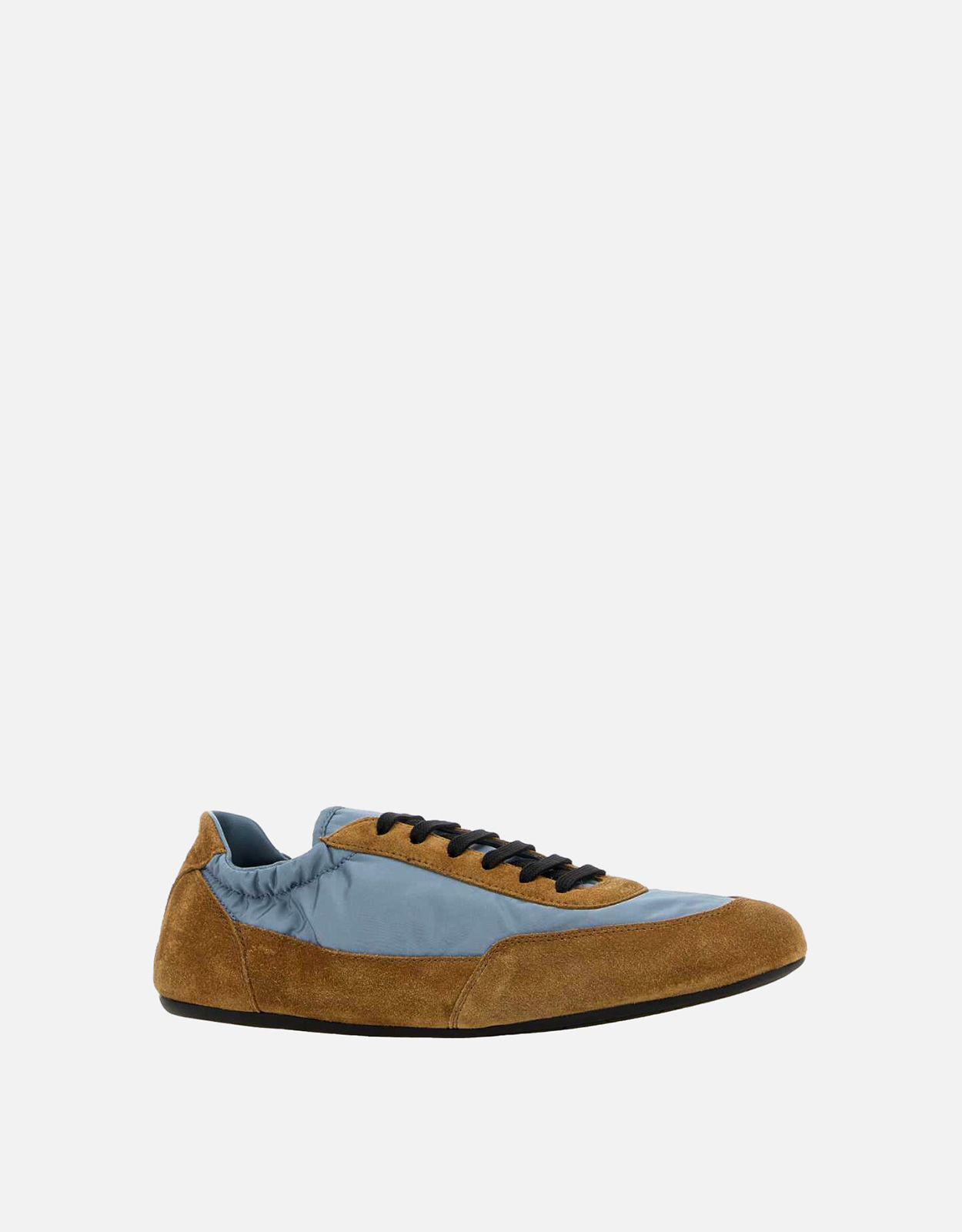Prada ツートーンRe-Nylonとスエードの折りたたみスニーカー () IFCHIC.COM