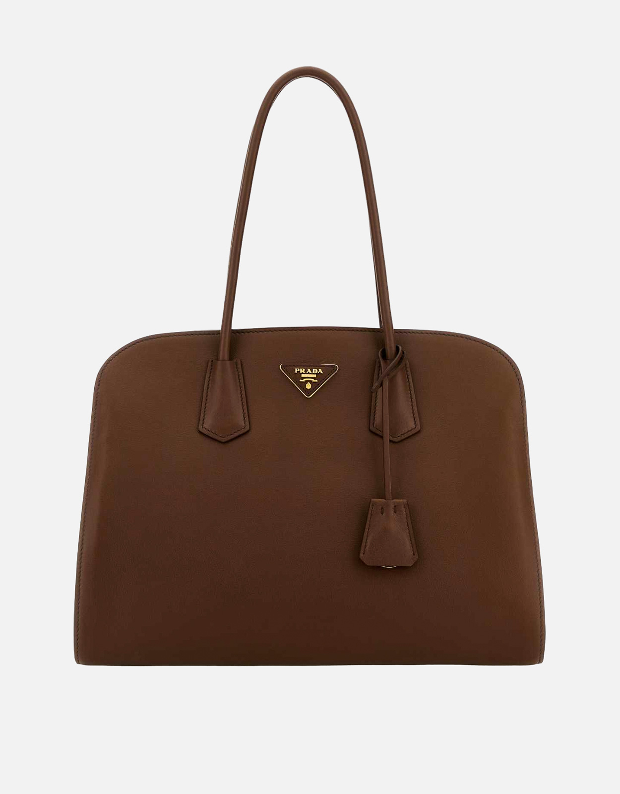 PRADAカーフバック ブラウン Prada 大きいカーフスキントートバッグ () IFCHIC.COM
