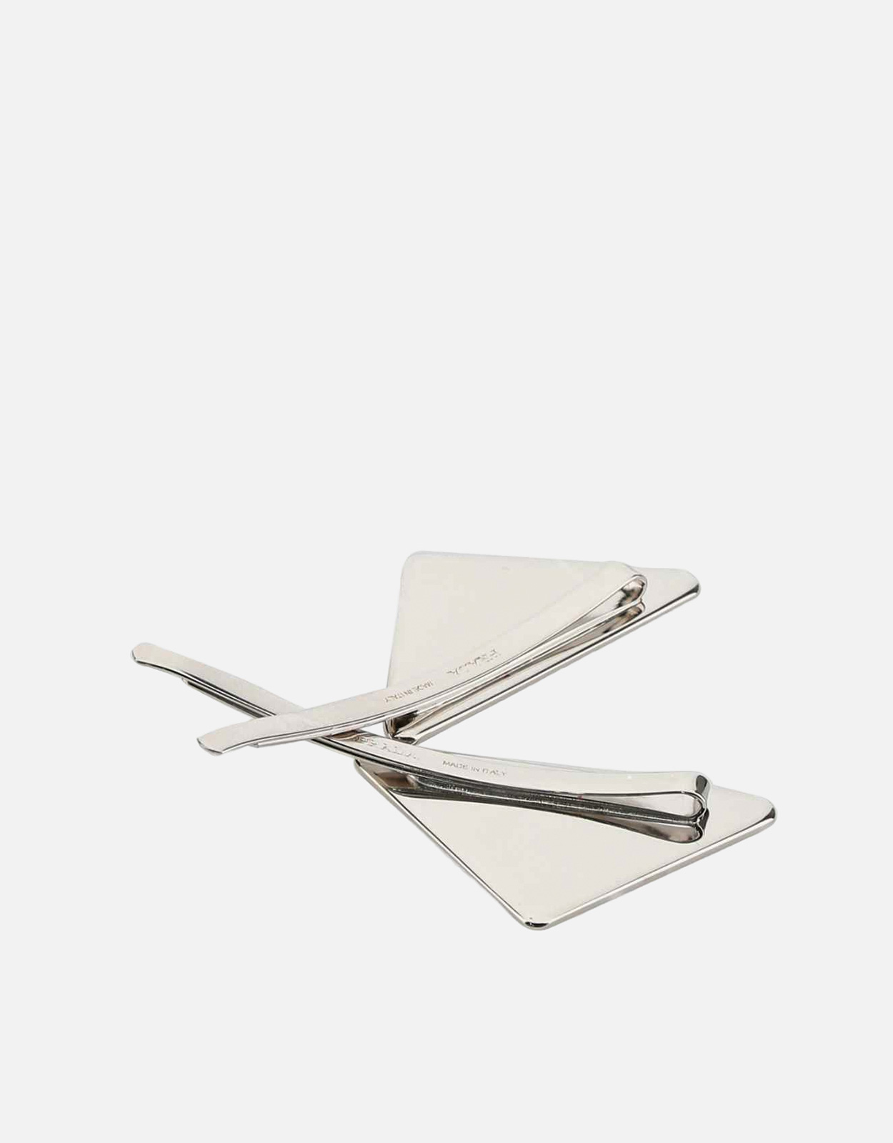 Prada ブラックメタルヘアクリップセット () IFCHIC.COM