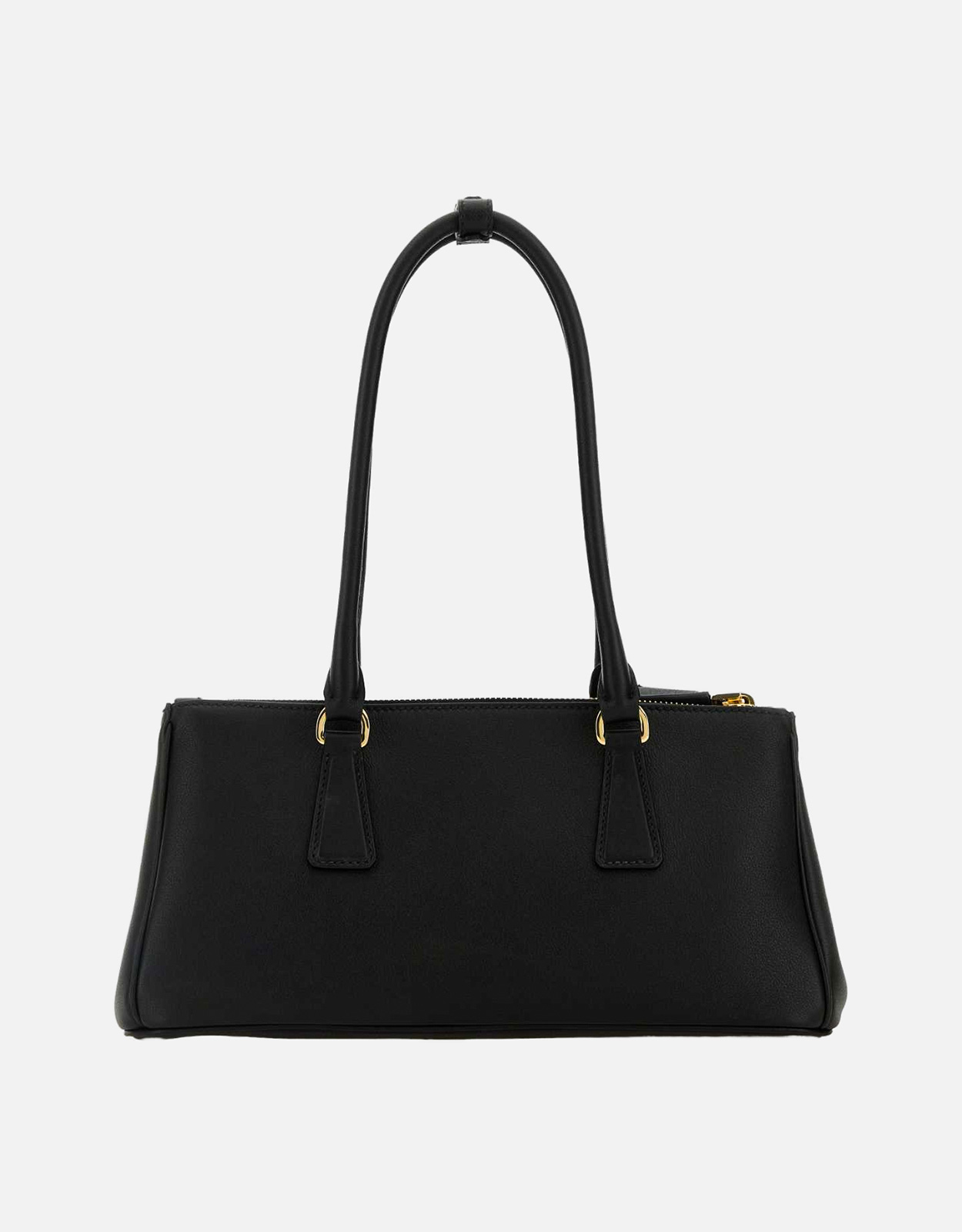 Prada ブラックレザーショルダーバッグ () IFCHIC.COM