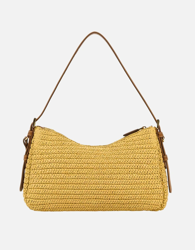 Prada ラフィア大号カーフレザーショルダーバッグ () IFCHIC.COM