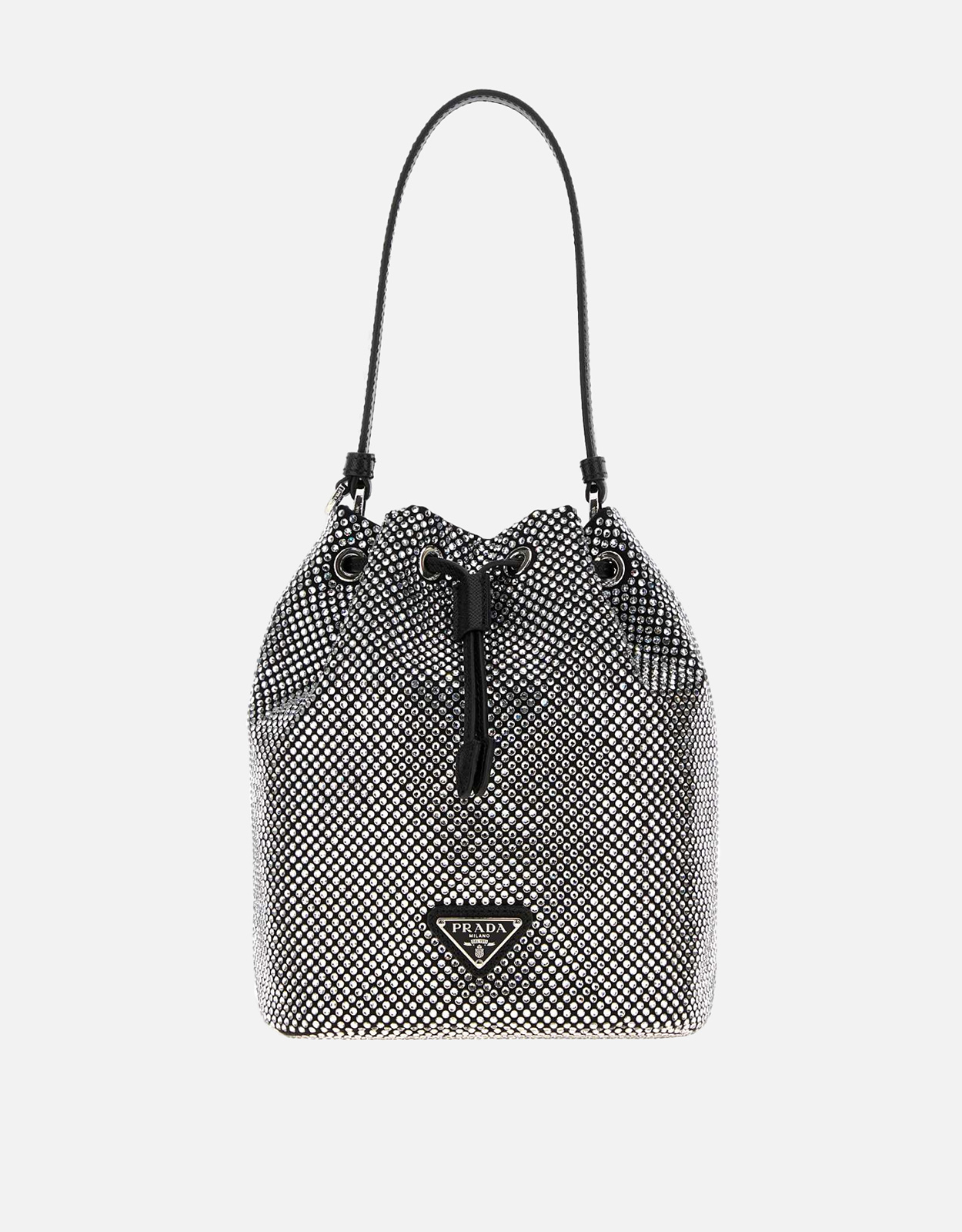 Prada 刺繍入りサテンバケットバッグ () IFCHIC.COM