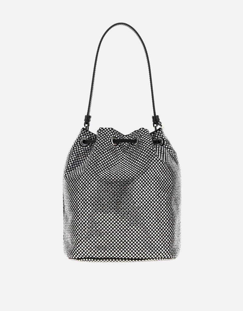 Prada 刺繍入りサテンバケットバッグ () IFCHIC.COM