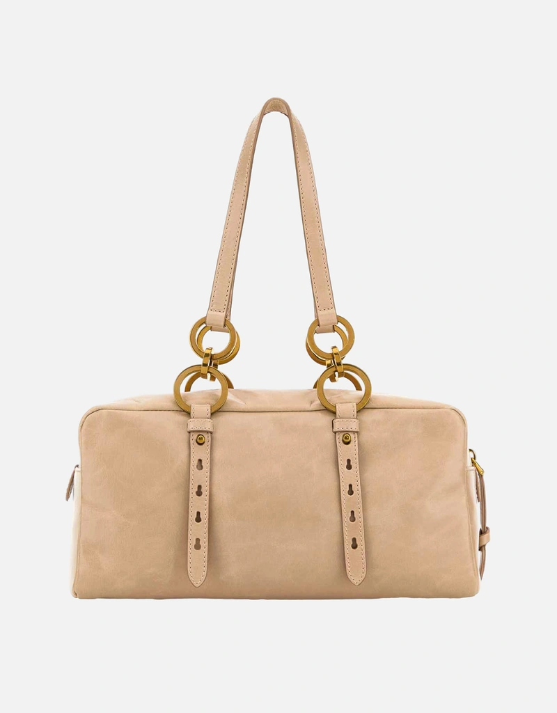 Prada パウダーピンクレザーハンドバッグ () IFCHIC.COM