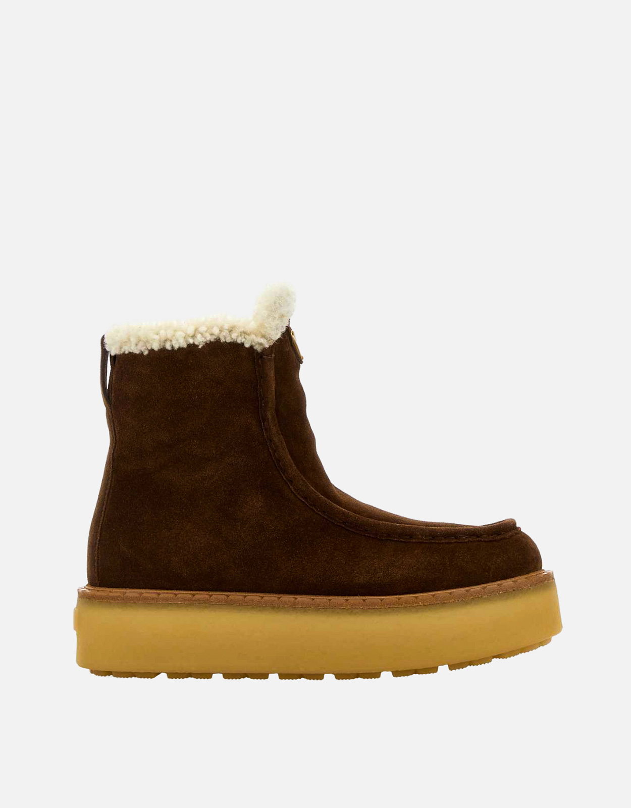 Prada ブラウンスエードアンクルブーツ () IFCHIC.COM