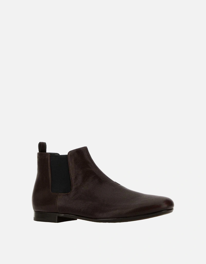 Prada メンズ レザー チェルシーブーツ () IFCHIC.COM