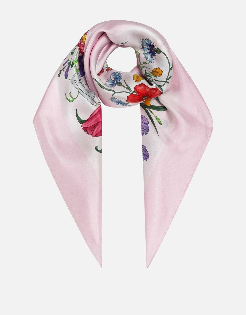 Gucci プリントシルクツイルカレ (スカーフ) IFCHIC.COM