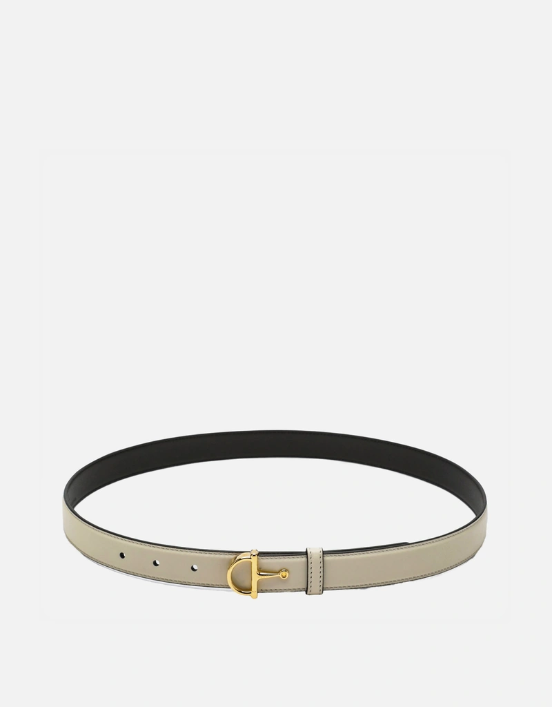 Gucci ハーフホースビットバックル付き細革ベルト (ベルト) IFCHIC.COM