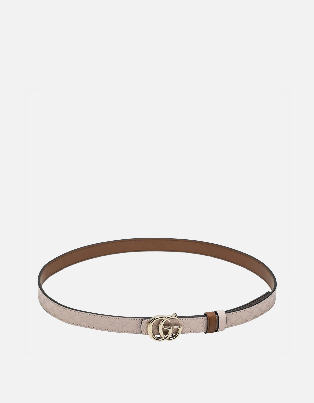 Gucci リバーシブルGGマーモント薄型レザーベルト (ベルト) IFCHIC.COM