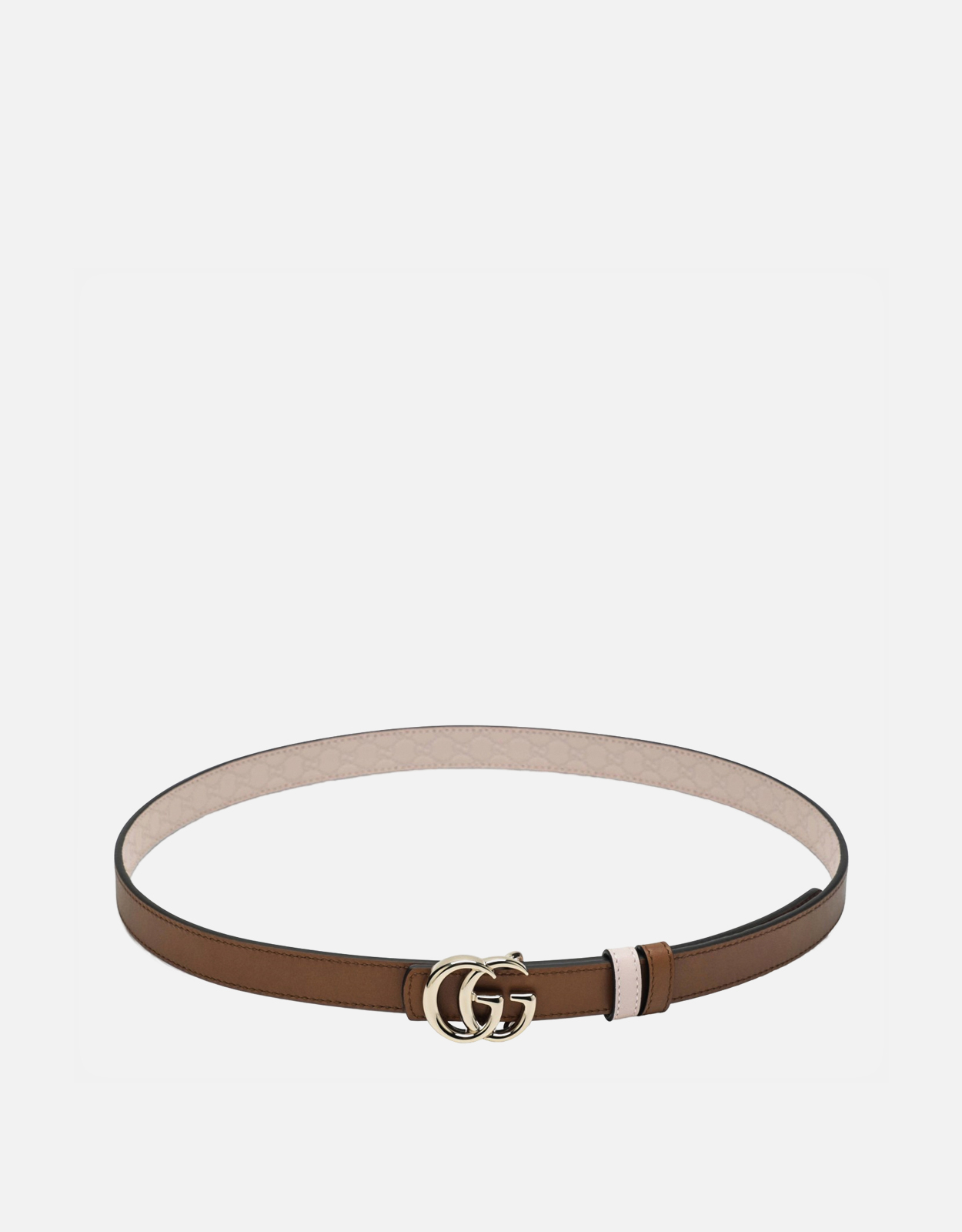 Gucci リバーシブルGGマーモント薄型レザーベルト (ベルト) IFCHIC.COM