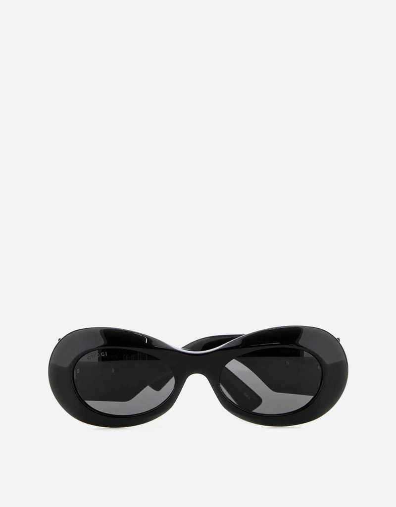 Gucci ブラックアセテートサングラス () IFCHIC.COM