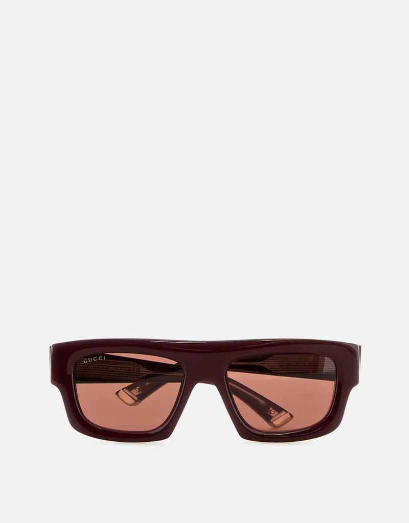 Gucci バーガンディ サングラス Gucci メンズ バーガンディ アセテート サングラス () IFCHIC.COM