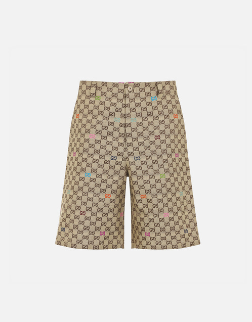 Gucci メンズ GGキャンバスショーツ (ショートパンツ) IFCHIC.COM