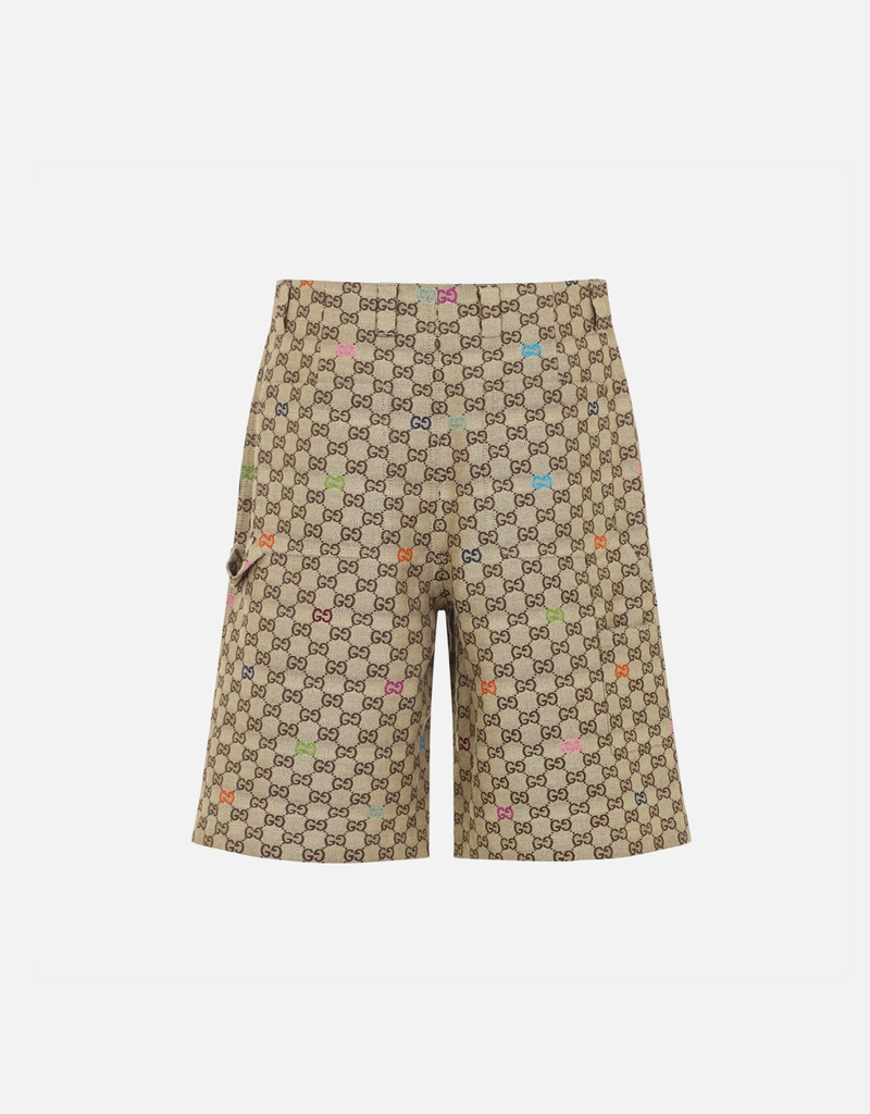 Gucci メンズ GGキャンバスショーツ (ショートパンツ) IFCHIC.COM