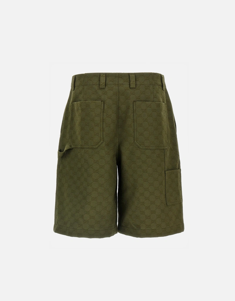 Gucci メンズコットンGGキャンバスショーツ (すべての新品) IFCHIC.COM