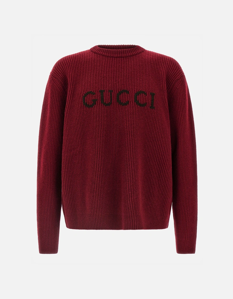 Gucci メンズウールカシミヤリブニットセーター (すべての新品) IFCHIC.COM