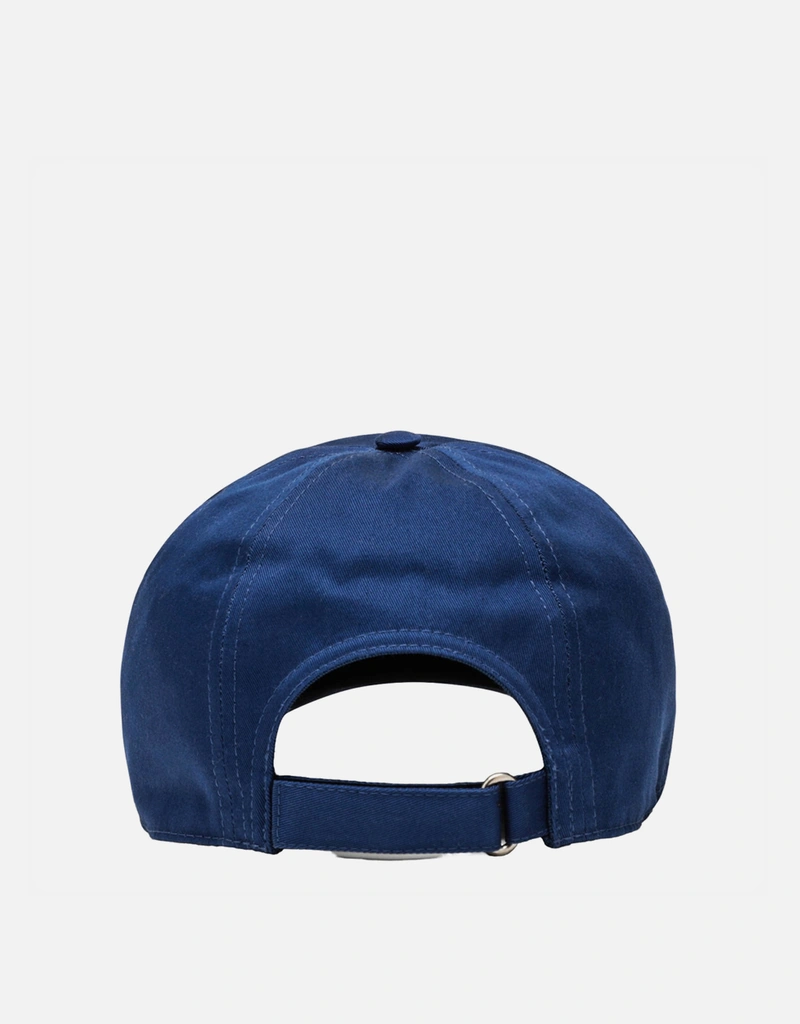 Gucci メンズブルーコットンロゴ野球帽 (アクセサリ,帽子) IFCHIC.COM