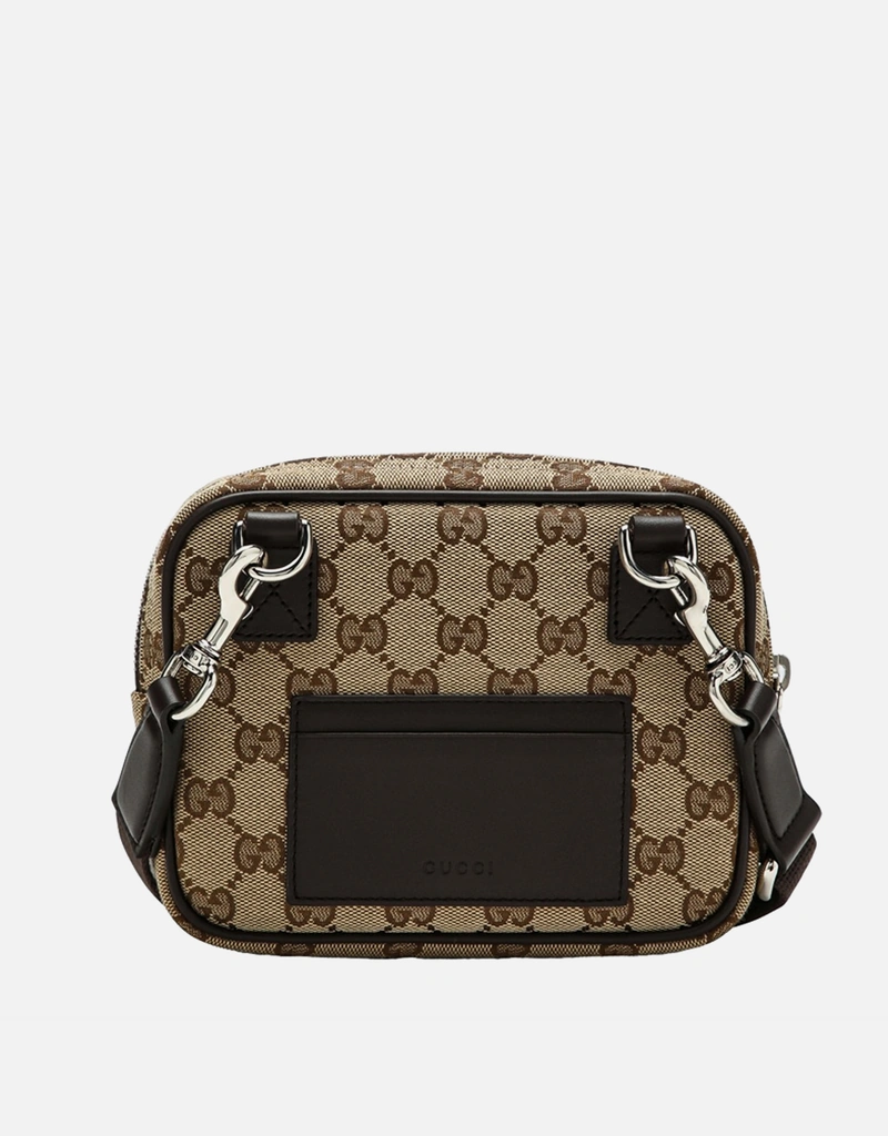 Gucci メンズネオオリジナルGGファブリックミニクロスボディバッグ