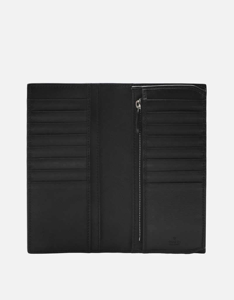 【未使用級】 GGマーモント ロングウォレット レザーブラック Gucci メンズGGマーモントレザーロングウォレット (アクセサリ,Wallets