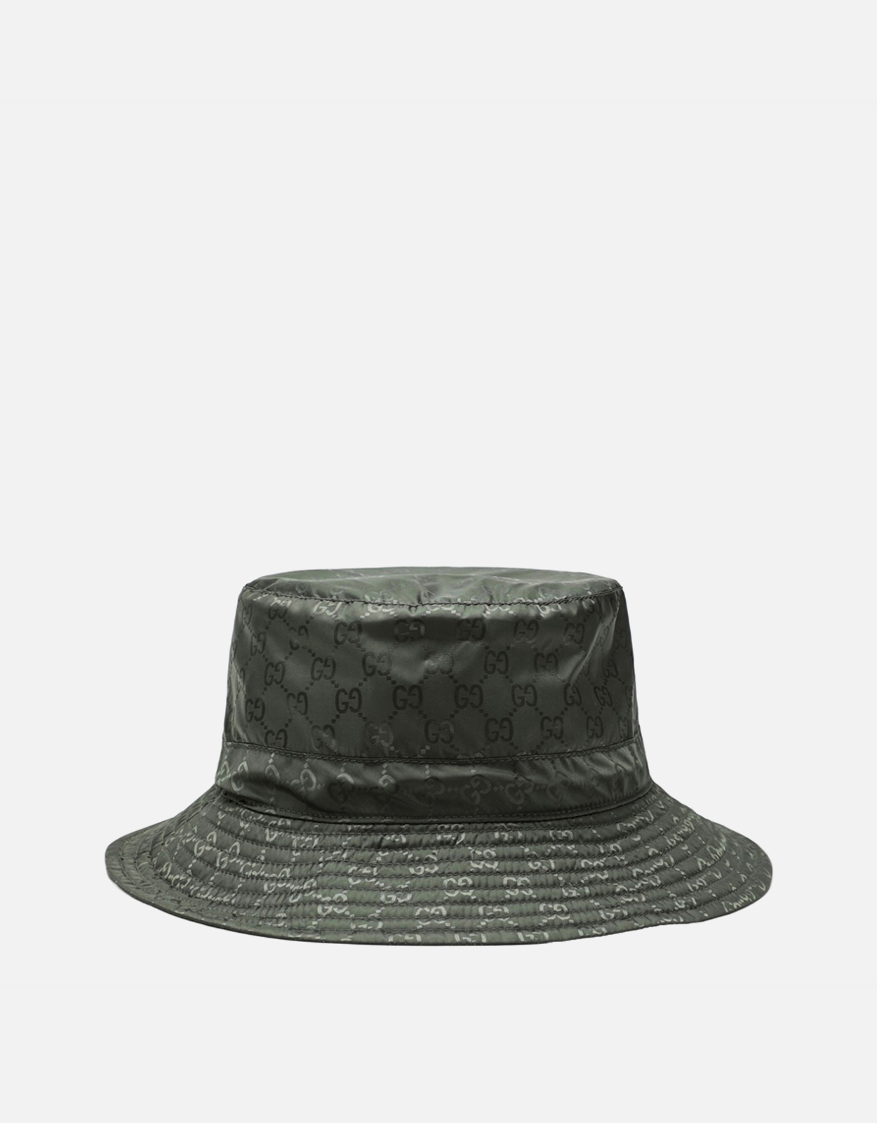 Gucci リバーシブル ダークグリーン ナイロン ハット (ぼうし) IFCHIC.COM